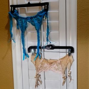 2 Victoria's Secret garter belts